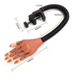 Mano De Práctica Arte De Uñas, Flexible, 200 TipsMano De Práctica Arte De Uñas, Flexible, 200 Tips